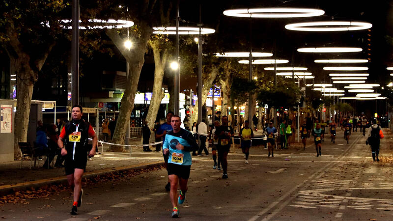 David Magán and Mª Ángeles Magán, winners of Benidorm Half Marathon