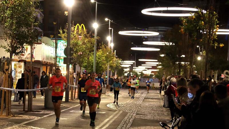 David Magán and Mª Ángeles Magán, winners of Benidorm Half Marathon