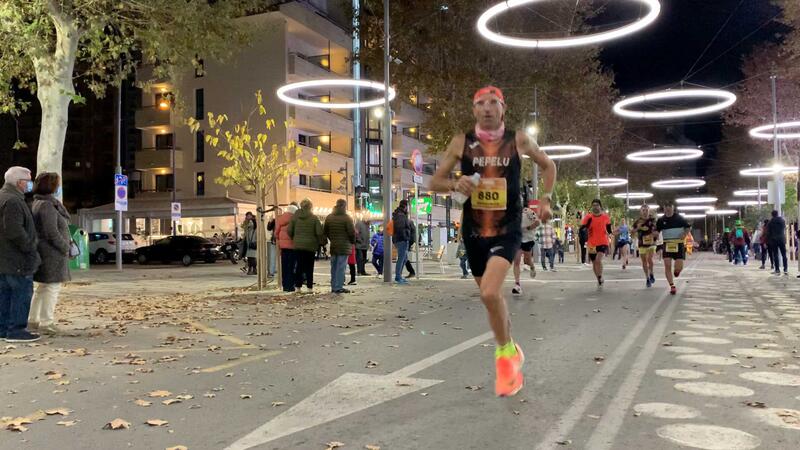 David Magán and Mª Ángeles Magán, winners of Benidorm Half Marathon