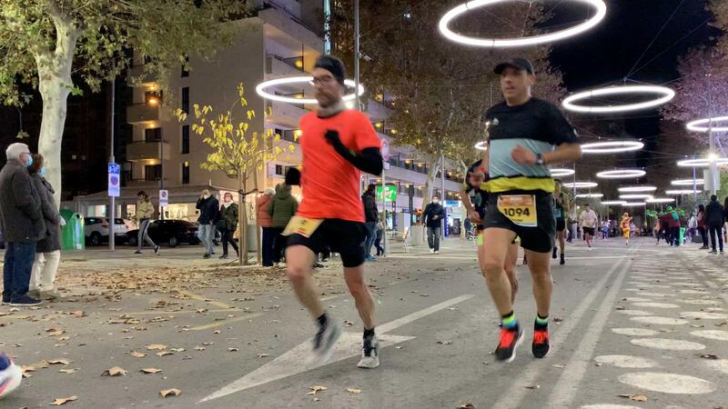 David Magán and Mª Ángeles Magán, winners of Benidorm Half Marathon