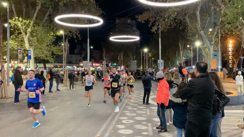 David Magán and Mª Ángeles Magán, winners of Benidorm Half Marathon