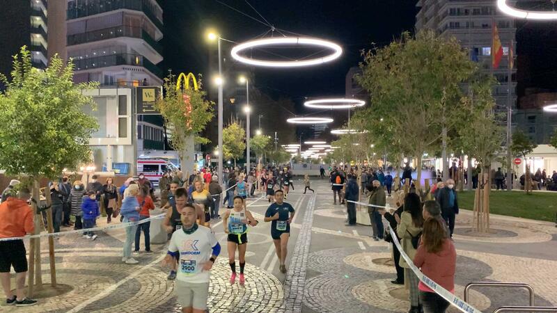 David Magán and Mª Ángeles Magán, winners of Benidorm Half Marathon