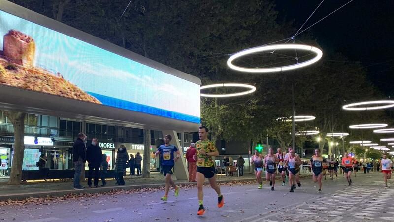 David Magán and Mª Ángeles Magán, winners of Benidorm Half Marathon