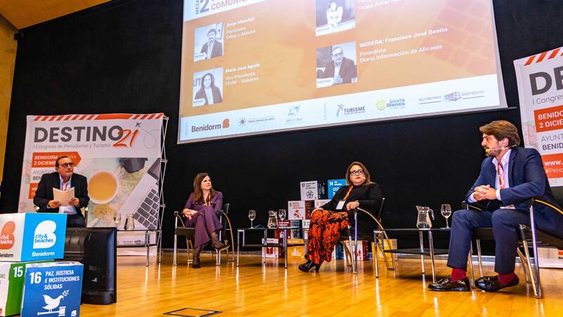 Los retos y futuro del binomio ‘Periodismo-Turismo’, a debate en el Congreso Destino 21 de Benidorm