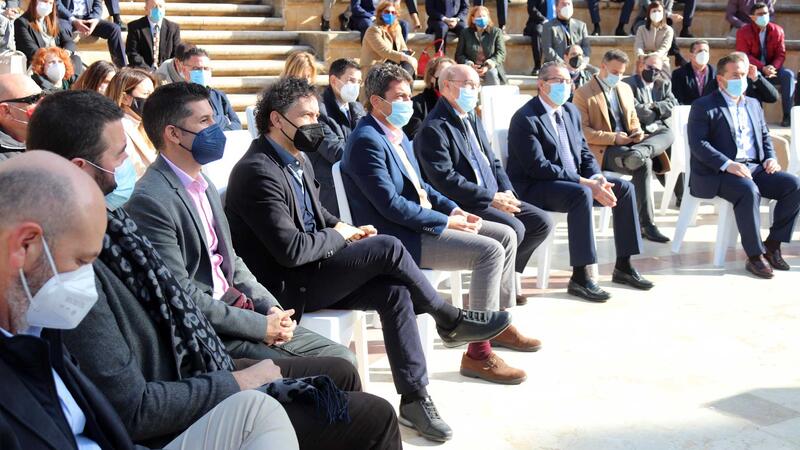 Toni Pérez en el acto de Hosbec