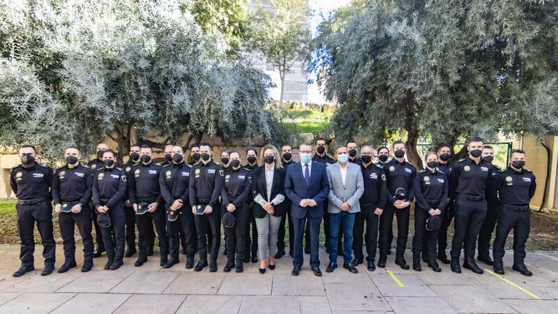 Benidorm incorpora el 1º de enero 24 nuevos agentes a su plantilla de Policía Local