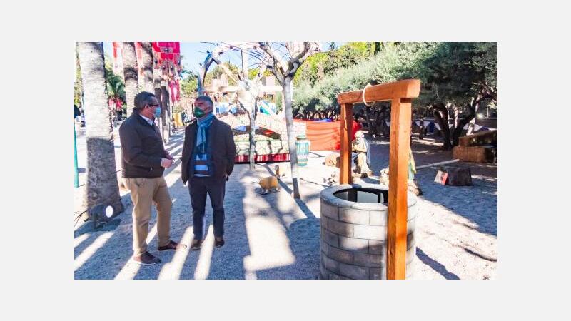 La comitiva de los Reyes Magos de Oriente acampa en l’Aigüera de Benidorm