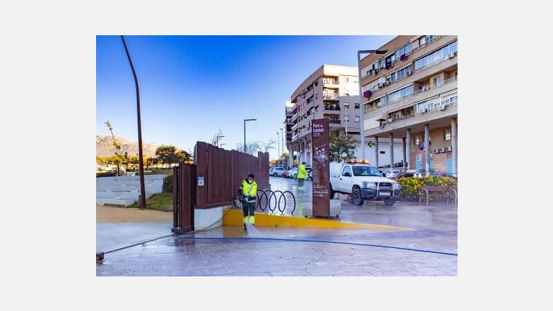 Nueva campaña de limpieza y desinfección extraordinaria en todos los barrios de Benidorm