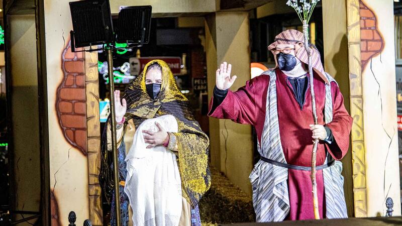 Thousands of children waited patiently for the visit of the Magi to Benidorm
