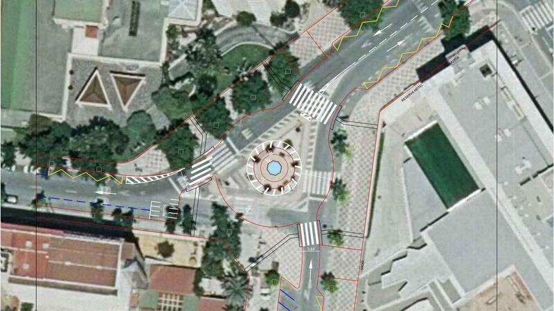 Benidorm mejora la movilidad y accesibilidad con una nueva rotonda en la confluencia de las calles Ibiza, Filipinas y Bernat de Sarrià