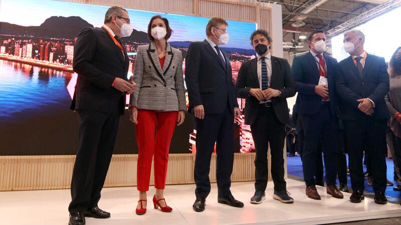 El Benidorm Fest, protagonista en la visita oficial de la ministra de Turisme i el president Puig a l