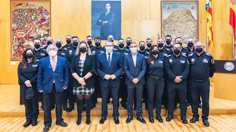 16 new agents join Benidorm Local Police