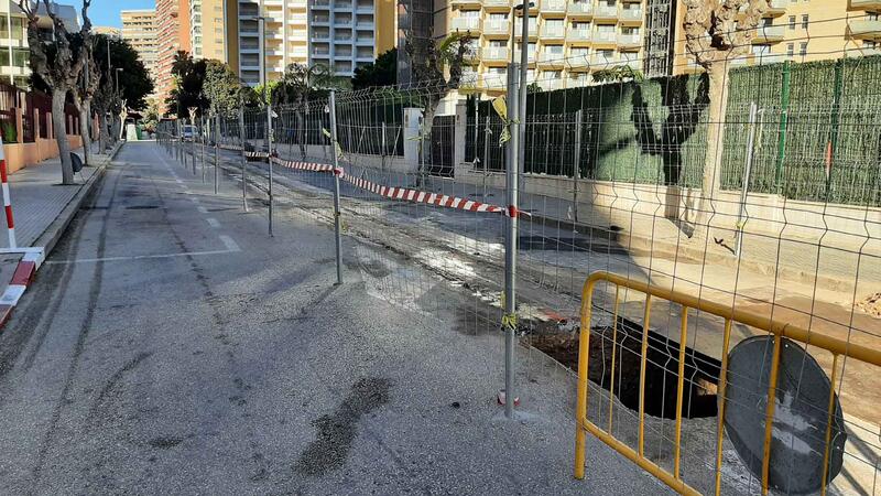 Benidorm inicia las obras de renovación de infraestructuras en la calle Jaén