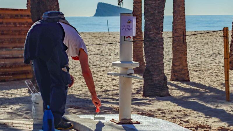 Mejora del punto de playas accesibles en La Cala