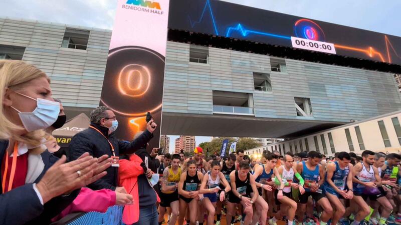 Evening of records, the evening of Benidorm Half