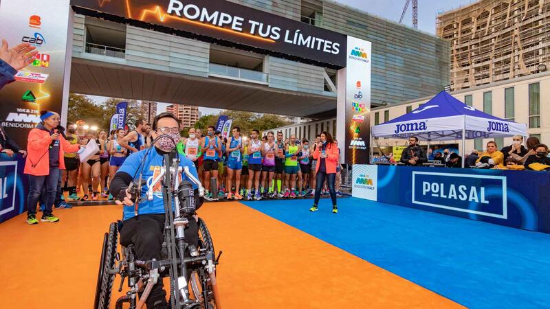 Evening of records, the evening of Benidorm Half