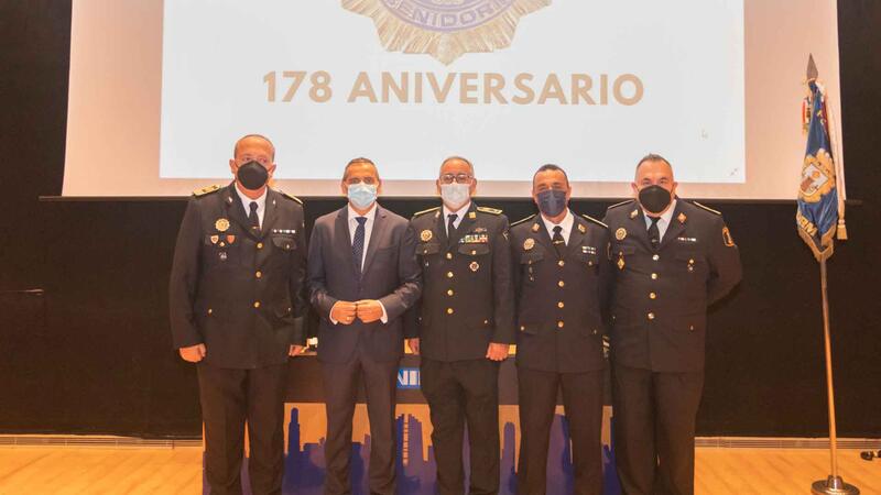 Benidorm commemorates the 178th anniversary of its Local Police
