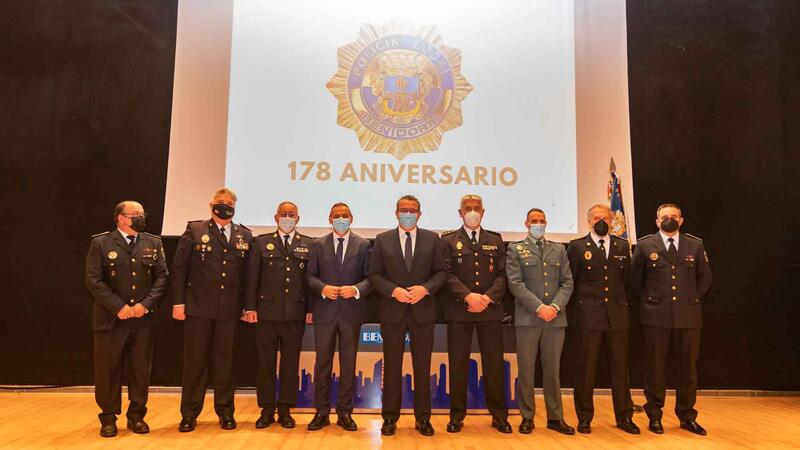 Benidorm commemorates the 178th anniversary of its Local Police