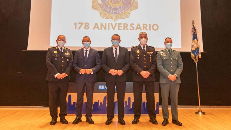 Benidorm commemorates the 178th anniversary of its Local Police