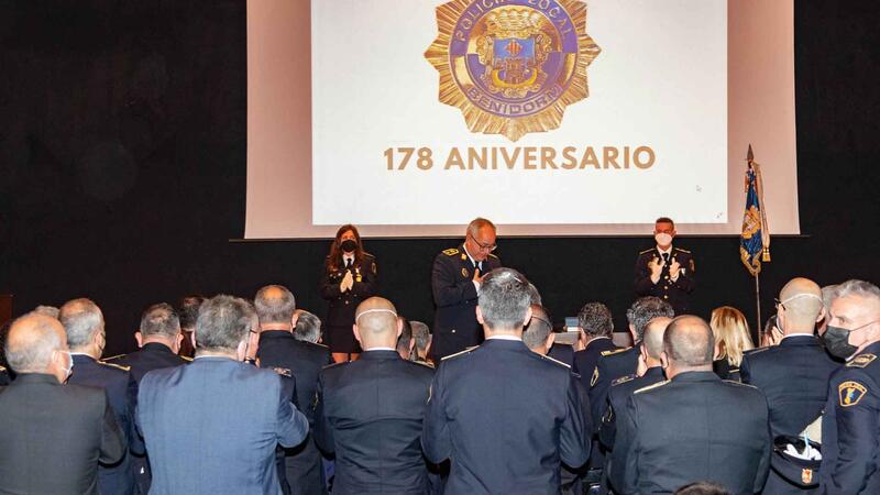 Benidorm commemorates the 178th anniversary of its Local Police