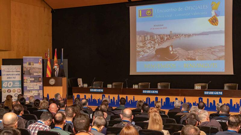 Benidorm hosts the I Meeting of Local Police Officers of the Valencian Community