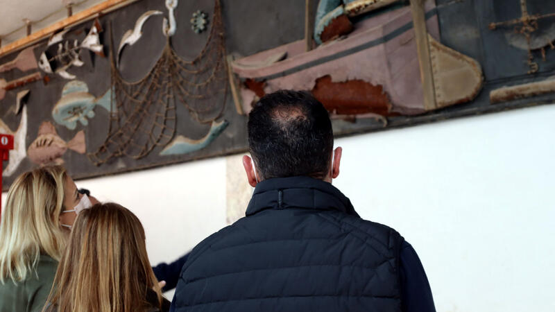 Historical Heritage begins the restoration of the old mural of Selomar hotel