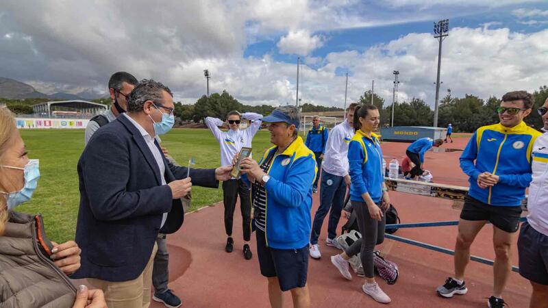El equipo ucranio sordolímpico se entrena en Benidorm