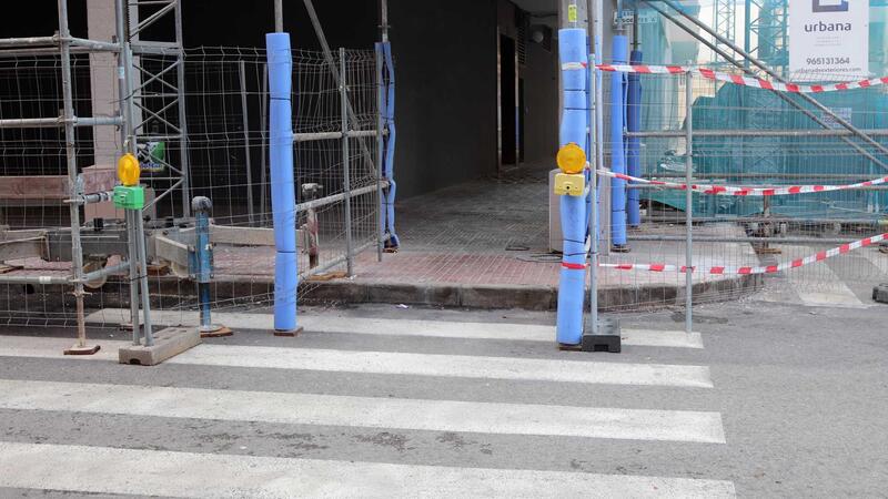 Benidorm carries out works to improve accessibility and renews the sewage system and lighting in the neighborhood of El Campo