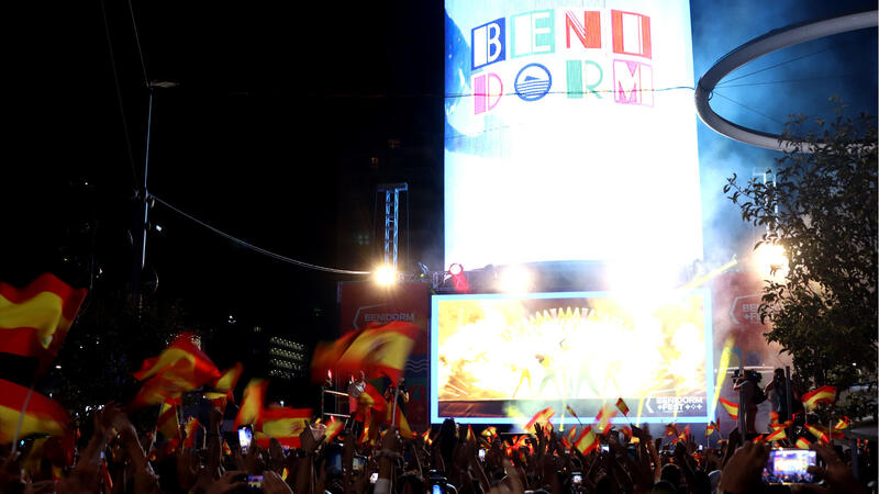Benidorm gives all its support to Chanel and Eurovision contest