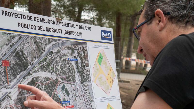 Benidorm consolida el Moralet com un gran anell verd per a connectar la trama urbana