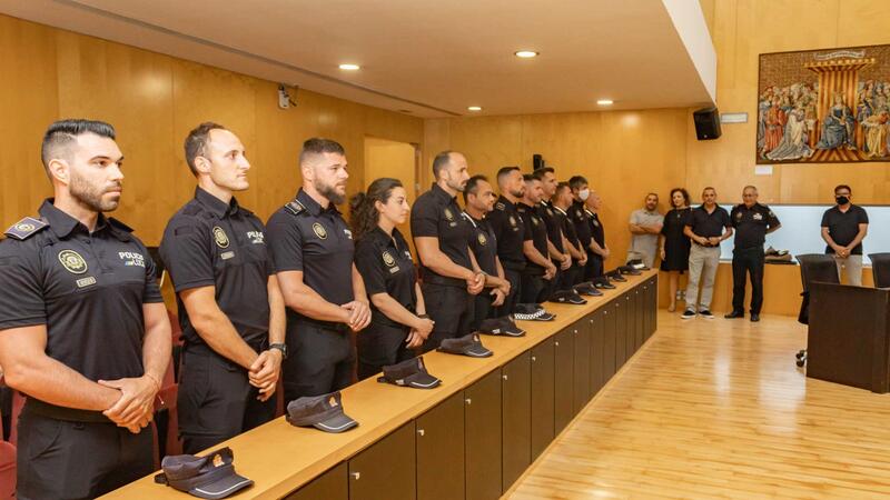 Benidorm incorpora 12 nous agents interins a la Policia Local
