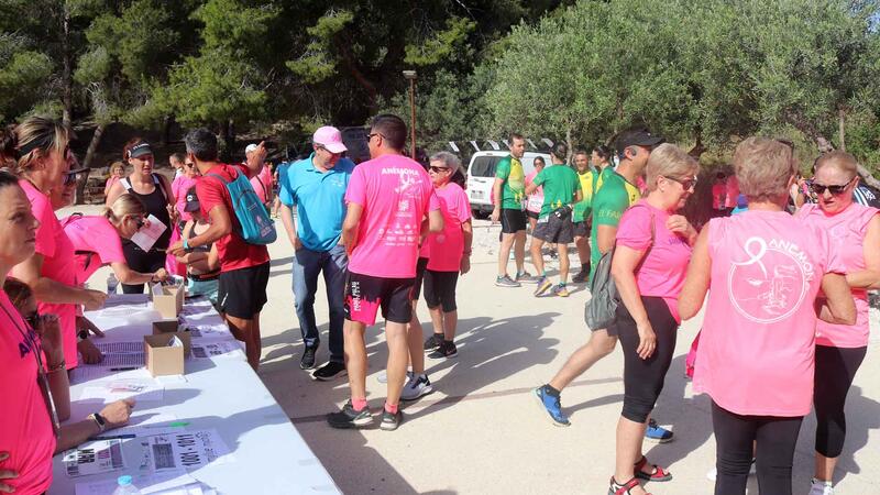Al voltant de 300 participants en la sisena edició del trail solidari 
