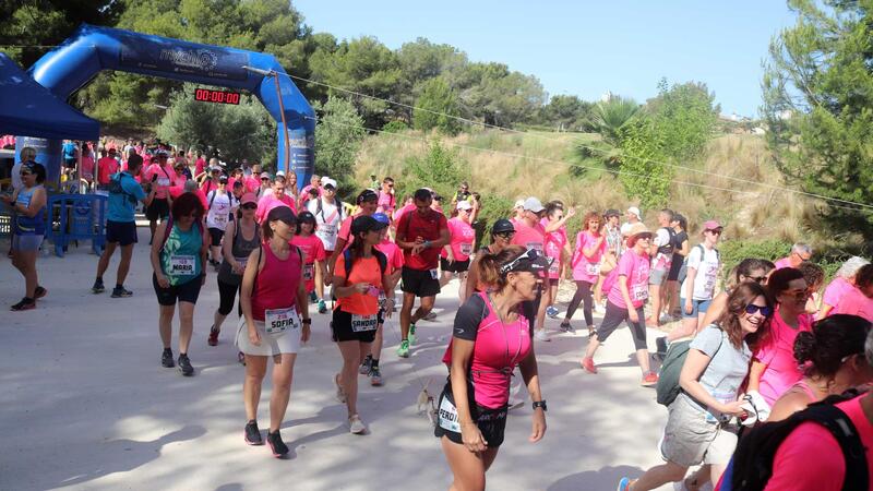 Al voltant de 300 participants en la sisena edició del trail solidari 