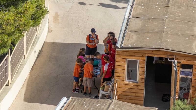 Taller de ceràmica romana per a xiquets en el 