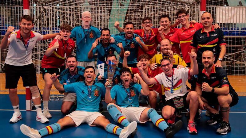 Espanya supera a Anglaterra en la final de futbol sala per a cecs del Costa Blanca Cup