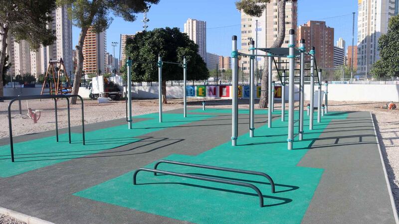 Benidorm culmina la renovació i millora del parc urbà del Racó de l