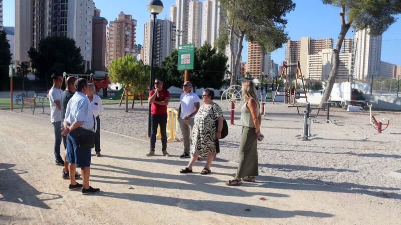Benidorm culmina la renovació i millora del parc urbà del Racó de l