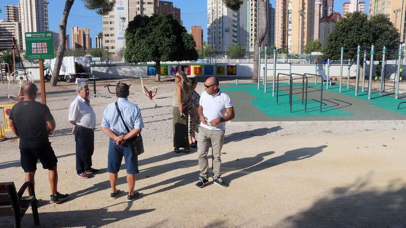 Benidorm culmina la renovació i millora del parc urbà del Racó de l