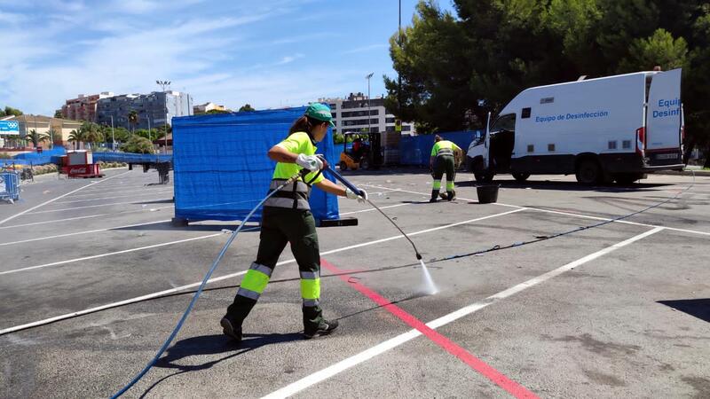 El aparcamiento de Mercasa ya está operativo