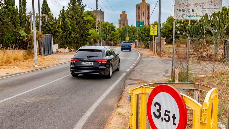 Benidorm improves the environment of Camí del Llandero to gain fluidity and safety during Beniardá Avenue traffic cut