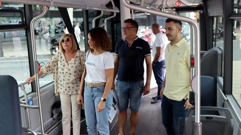 Benidorm prova un autobús 100% elèctric d