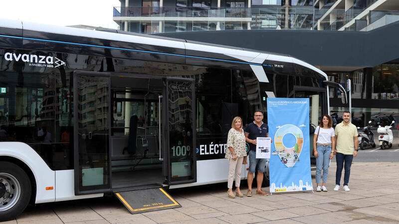 Benidorm prova un autobús 100% elèctric d