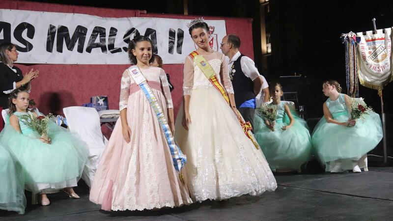 Imalsa II inicia les seues festes amb la coronació de la seua reina, la xiqueta Valentina Rodríguez