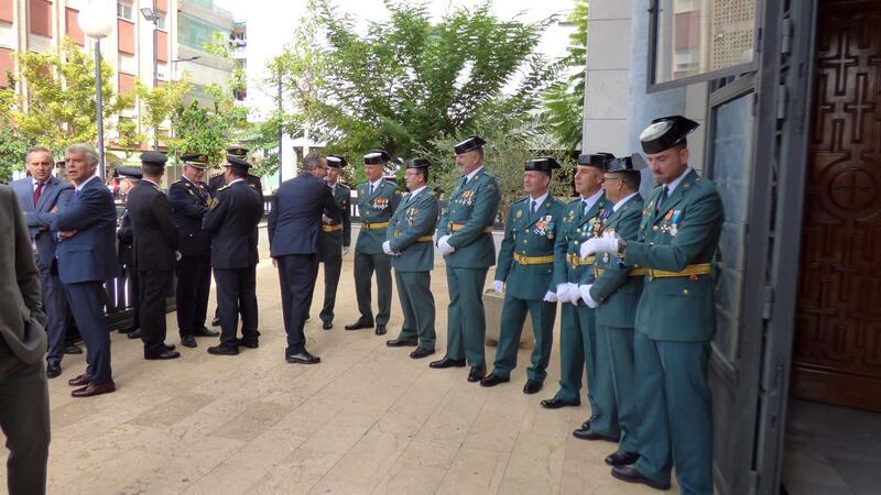 La Guardia Civil celebra en Benidorm la festividad de su patrona, la Virgen del Pilar