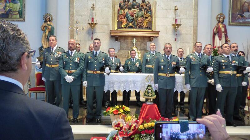 La Guardia Civil celebra en Benidorm la festividad de su patrona, la Virgen del Pilar