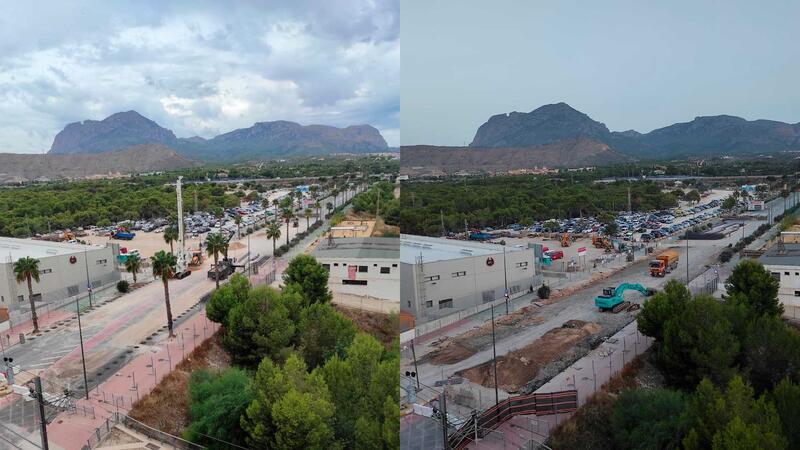 La próxima semana comienzan los trabajos para sujetar la vía del TRAM y acortar plazos en la obra de soterramiento de la avenida Beniardá 