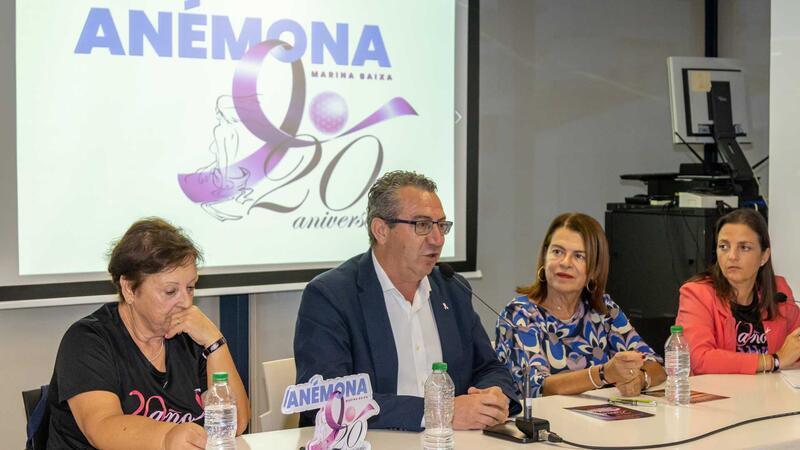 Benidorm, amb Anémona, visibilitza el suport a les dones que patixen càncer de mama