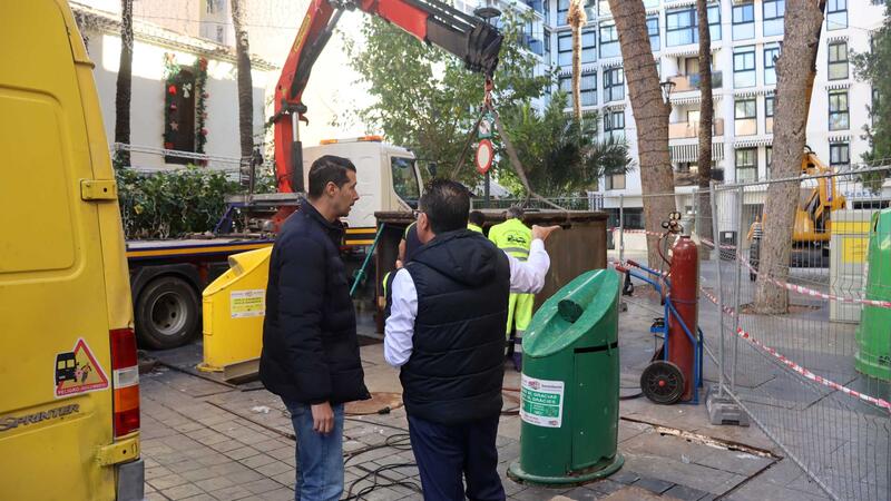 Benidorm renews and replaces the underground and surface containers of l