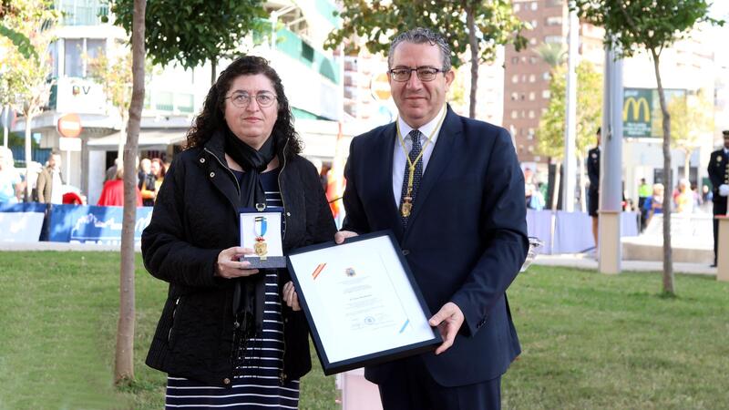Benidorm recognizes on Constitution Day "the generosity" and "courage" of César Vicedo during the 