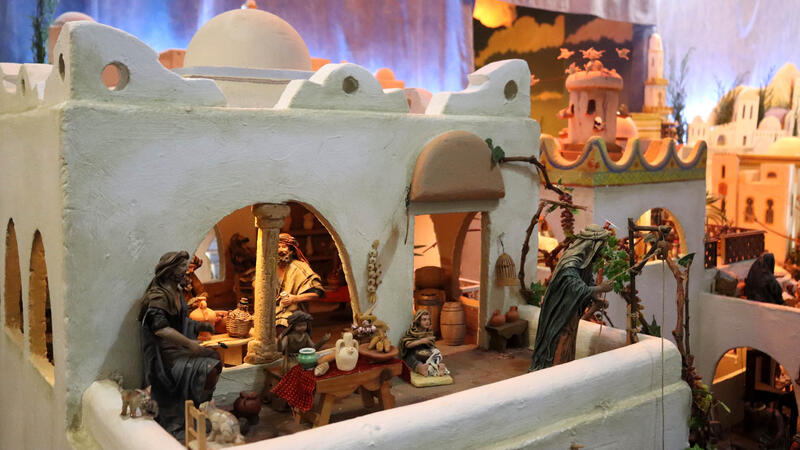 The traditional ACR La Barqueta nativity scene, with more than 300 pieces, can now be visited